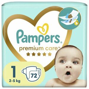Pampers Premium Care plenky vel. 1, 2-5 kg, 72 ks obraz