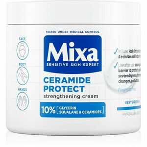MIXA Ceramide Protect regenerační tělový krém pro citlivou pokožku 400 ml obraz