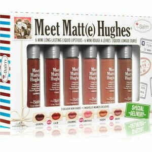 theBalm Meet Matt(e) Hughes Mini Kit Special Delivery sada tekutých rtěnek obraz
