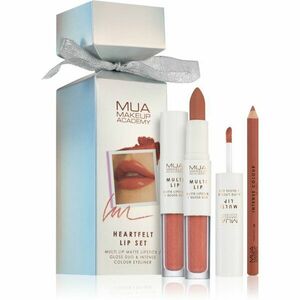 MUA Makeup Academy Cracker Heartfelt dárková sada (na rty) obraz