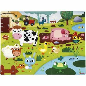 Janod Tactile Puzzle puzzle Farm Animals 2 y+ 20 ks obraz