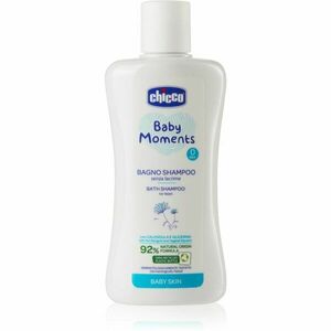 Chicco Baby Moments Bath Shampoo šampon na celé tělo pro děti od narození 200 ml obraz