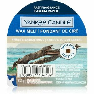 Yankee Candle Amber & Sandalwood vosk do aromalampy 22 g obraz