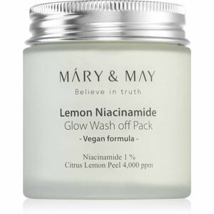 MARY & MAY Lemon Niacinamid hydratační a rozjasňující maska 125 g obraz