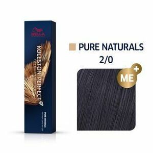 Wella Professionals Koleston Perfect Me+ Pure Naturals profesionální permanentní barva na vlasy 2/0 60 ml obraz