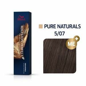 Wella Professionals Koleston Perfect Me+ Pure Naturals profesionální permanentní barva na vlasy 5/07 60 ml obraz