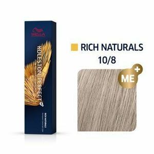 Wella Professionals Koleston Perfect Me+ Rich Naturals profesionální permanentní barva na vlasy 10/8 60 ml obraz