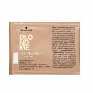 Schwarzkopf Professional BlondMe All Blondes Vitamin C Shot koncentrovaná obnovující péče pro blond vlasy 5 x 5 g obraz