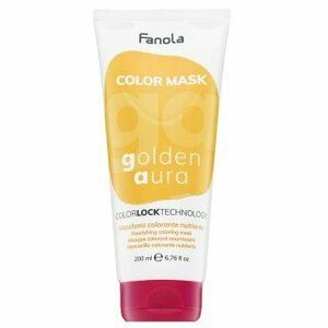 Fanola Color Mask vyživující maska s barevnými pigmenty pro oživení barvy Golden Aura 200 ml obraz