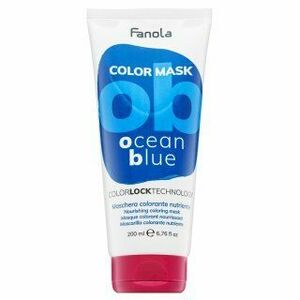 Fanola Color Mask vyživující maska s barevnými pigmenty pro oživení barvy Ocean Blue 200 ml obraz