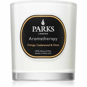 Parks London Aromatherapy Orange, Cedarwood & Clove vonná svíčka 220 g obraz