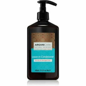 Arganicare Argan Oil & Shea Butter Leave-In Conditioner bezoplachový kondicionér pro suché a poškozené vlasy 400 ml obraz