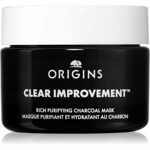 Origins Clear Improvement® Rich Purifying Charcoal Mask čisticí maska s aktivním uhlím 30 ml obraz