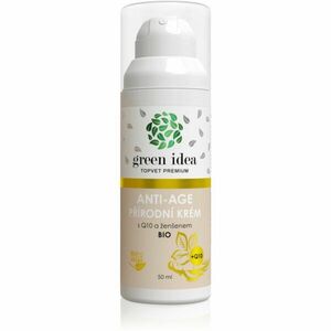 Green Idea Topvet Premium Anti-age přírodní krém s Q10 a ženšenem krém pro zralou pleť 50 ml obraz