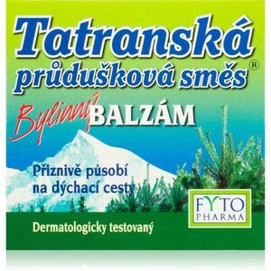 FytoPharma Tatranská průdušková směs bylinná mast pro podporu normální funkce dýchacího ústrojí 40 g obraz
