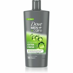 Dove Men+Care Extra Fresh osvěžující sprchový gel na tvář, tělo a vlasy 700 ml obraz