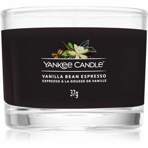 Yankee Candle Vanilla Bean Espresso votivní svíčka 37 g obraz