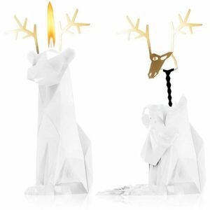 54 Celsius PyroPet DYRI (Reindeer) dekorativní svíčka White 22 cm obraz