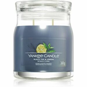 Yankee Candle Black Tea & Lemon vonná svíčka 368 g obraz