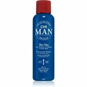CHI Man The One 3 v 1 šampon, kondicionér a sprchový gel 30 ml obraz