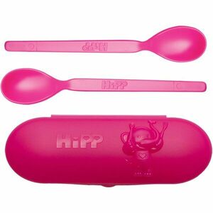 Hipp Spoons Set jídelní set Pink(na cesty) obraz