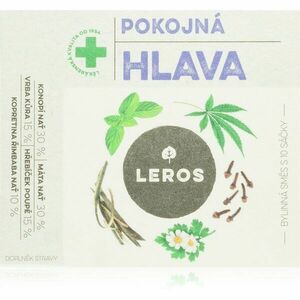 Leros Pokojná hlava bylinný čaj pro psychickou pohodu 10x1, 5 g obraz