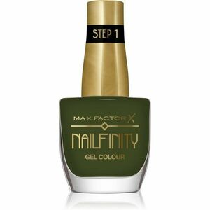 Max Factor Nailfinity Gel Colour gelový lak na nehty bez užití UV/LED lampy odstín 595 Green Room 12 ml obraz