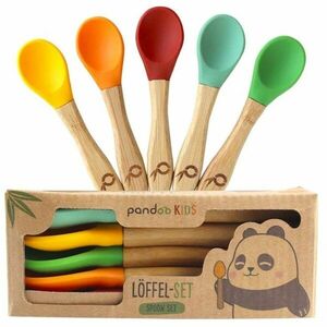 Pandoo Bamboo Spoon Set lžička pro děti 5 ks obraz