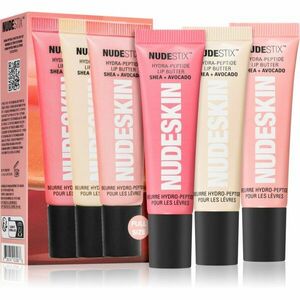 Nudestix Nudeskin Hydra-Peptide Lip Butter Tint Set dárková sada (na rty) obraz