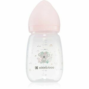 Kikkaboo Savanna Anti-colic Baby Bottle kojenecká láhev 3 m+ Pink 260 ml obraz
