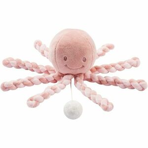 NATTOU Cuddly Octopus PIU PIU plyšová hračka s melodií Lapidou Old Pink / Light Pink 0 m+ 1 ks obraz