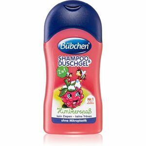Bübchen Kids Shampoo & Shower II šampon a sprchový gel 2 v 1 cestovní balení Himbeere 50 ml obraz