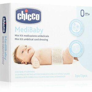 Chicco MediBaby 0m+ sada chráničů na pupík pro miminka 3 ks obraz