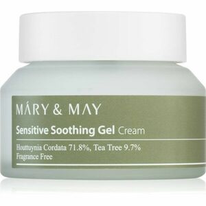 MARY & MAY Sensitive Soothing Gel Cream lehký hydratační gelový krém pro zklidnění a posílení citlivé pleti 70 g obraz