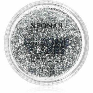 NEONAIL Effect Chrome Flakes třpytivý prášek na nehty odstín No. 1 0, 5 g obraz