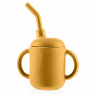 Zopa Silicone Mug hrnek 2 v 1 Mustard Yellow 1 ks obraz