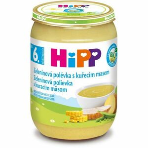 Hipp BIO zeleninová polévka s kuřecím masem dětský příkrm 190 g obraz