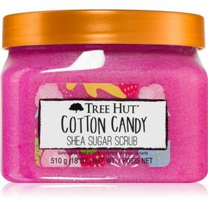 Tree Hut Cotton Candy Shea Sugar Scrub cukrový tělový peeling 510 g obraz