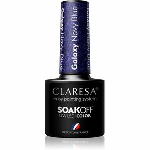 Claresa SoakOff UV/LED Color Galaxy gelový lak na nehty odstín Navy Blue 5 g obraz