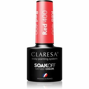 Claresa SoakOff UV/LED Color Rainbow Explosion gelový lak na nehty odstín Red 400 5 g obraz
