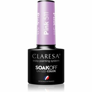 Claresa SoakOff UV/LED Color Balloon Journey gelový lak na nehty odstín Pink 511 5 g obraz