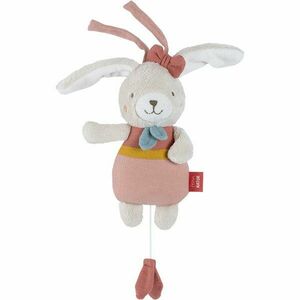 BABY FEHN fehnNATUR Musical Rabbit kontrastní závěsná hračka s melodií 1 ks obraz