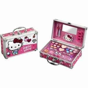 Hello Kitty Make-up Aluminum Set kosmetický kufřík (se zrcátkem) pro děti obraz