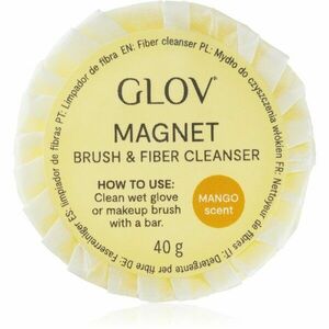 GLOV Accessories Magnet Cleanser Bar čisticí mýdlo pro kosmetické štětce vůně Mango 40 g obraz