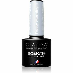 Claresa SoakOff UV/LED Color Frosty Morning gelový lak na nehty odstín 3 5 g obraz