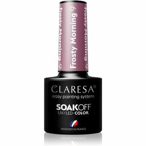 Claresa SoakOff UV/LED Color Frosty Morning gelový lak na nehty odstín 9 5 g obraz