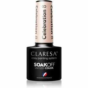 Claresa SoakOff UV/LED Color Celebration gelový lak na nehty odstín 8 5 g obraz