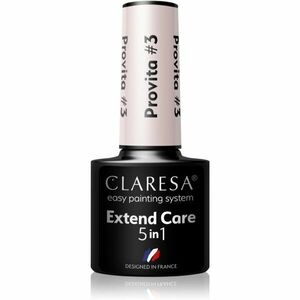 Claresa Extend Care 5 in 1 Provita podkladový lak pro gelové nehty s regeneračním účinkem odstín #3 5 g obraz