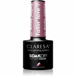 Claresa SoakOff UV/LED Color Fallin' Love gelový lak na nehty odstín 9 5 g obraz