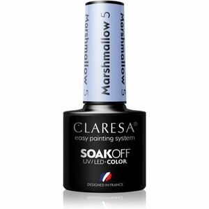 Claresa SoakOff UV/LED Color Marshmallow gelový lak na nehty odstín 5 5 g obraz